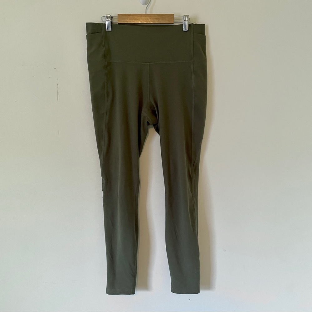 Target All In Motion Sz Large Contour Brushed Sculpt Green Legging High Rise